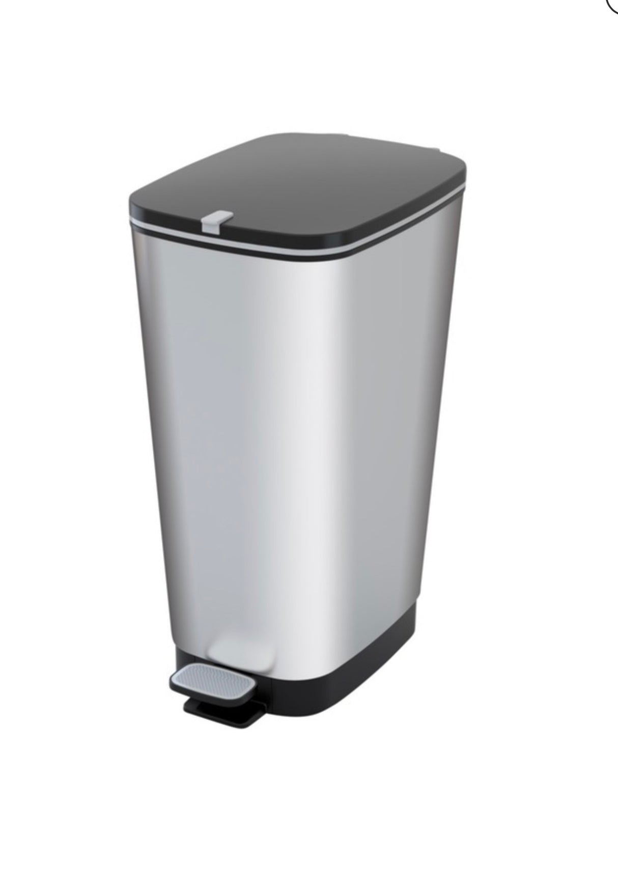 KIS by Keter Large Chic Bin Silver 50 L