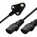 PC418 POWER CAB KETTLE SPLIT 2.8M BLACK