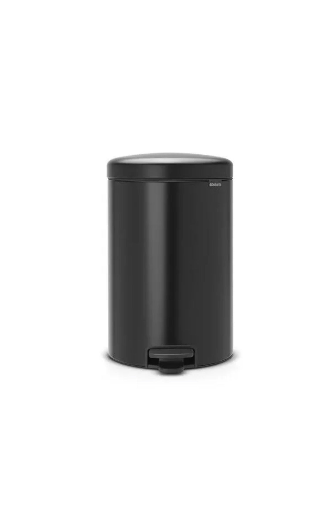 Brabantia 20L Matt Blck Newicon Pedal Bin - 114106